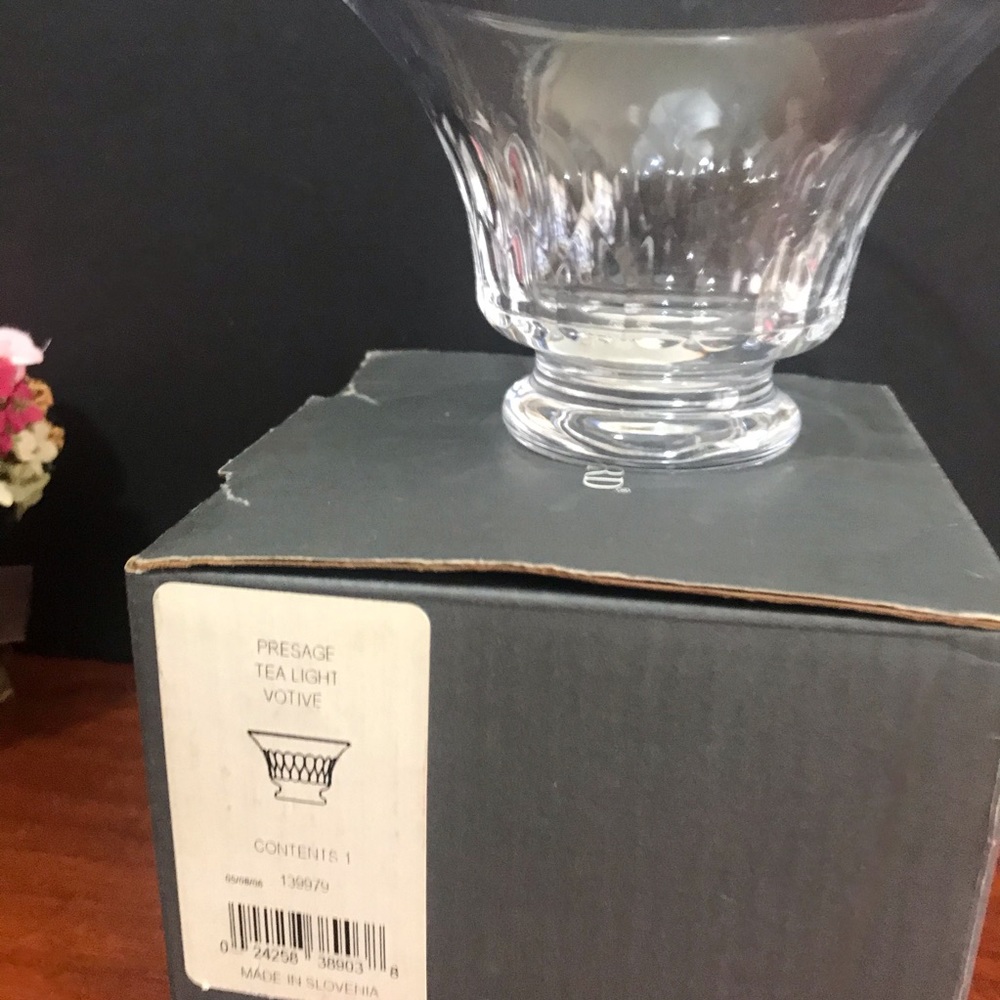 Waterford Crystal Ballet Presage Candle Votive
